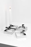 Edge Candle Holder Chrome krom lysestage fra MALLING LIVING